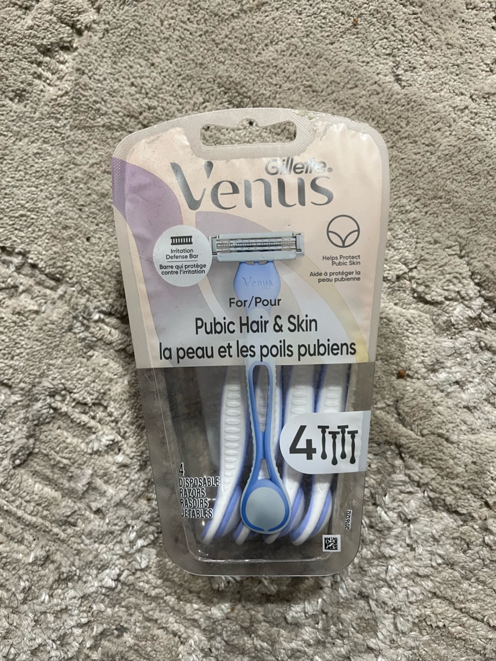 Gillette Venus Disposable Razors - Blue & White (4 pack)